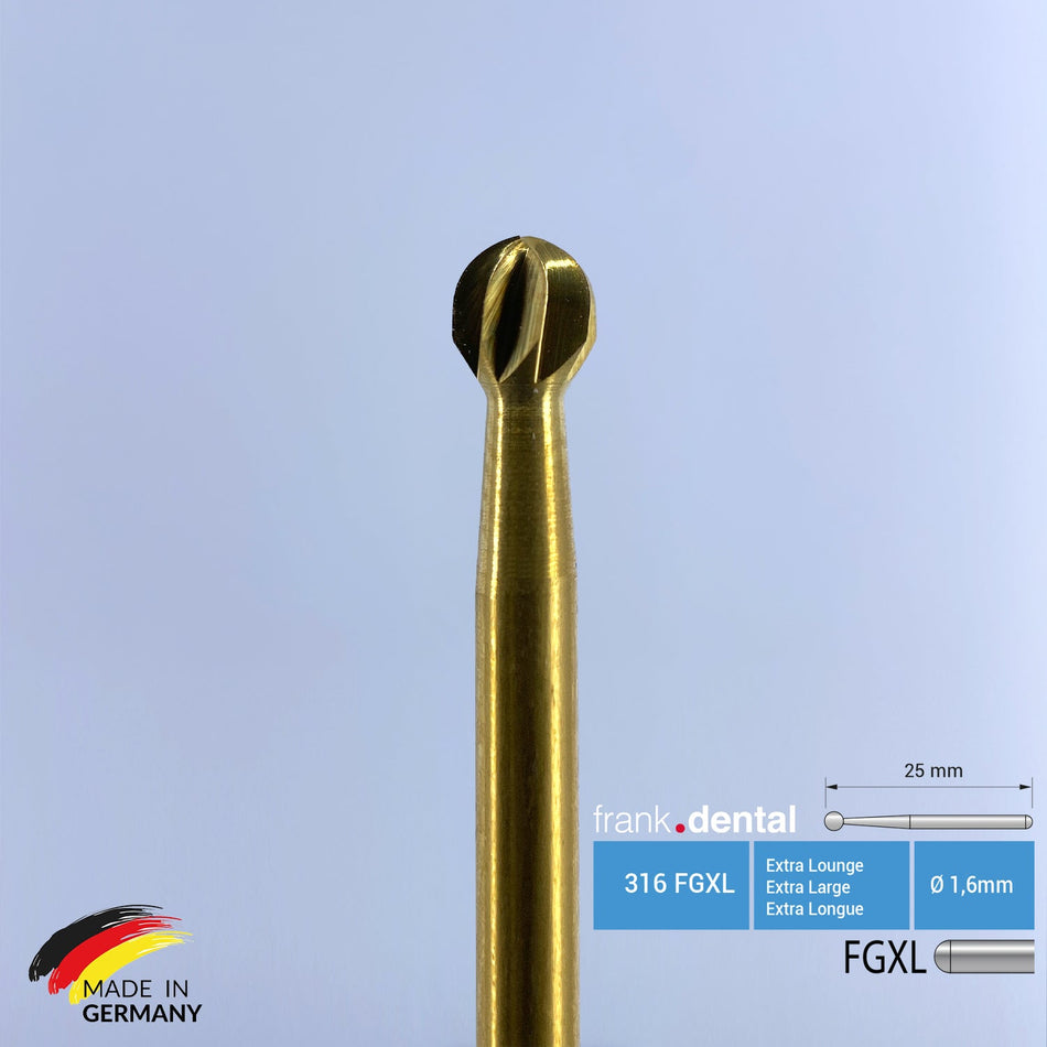 Titanium Coated Carbide Surgery Bur - 141 FGXL