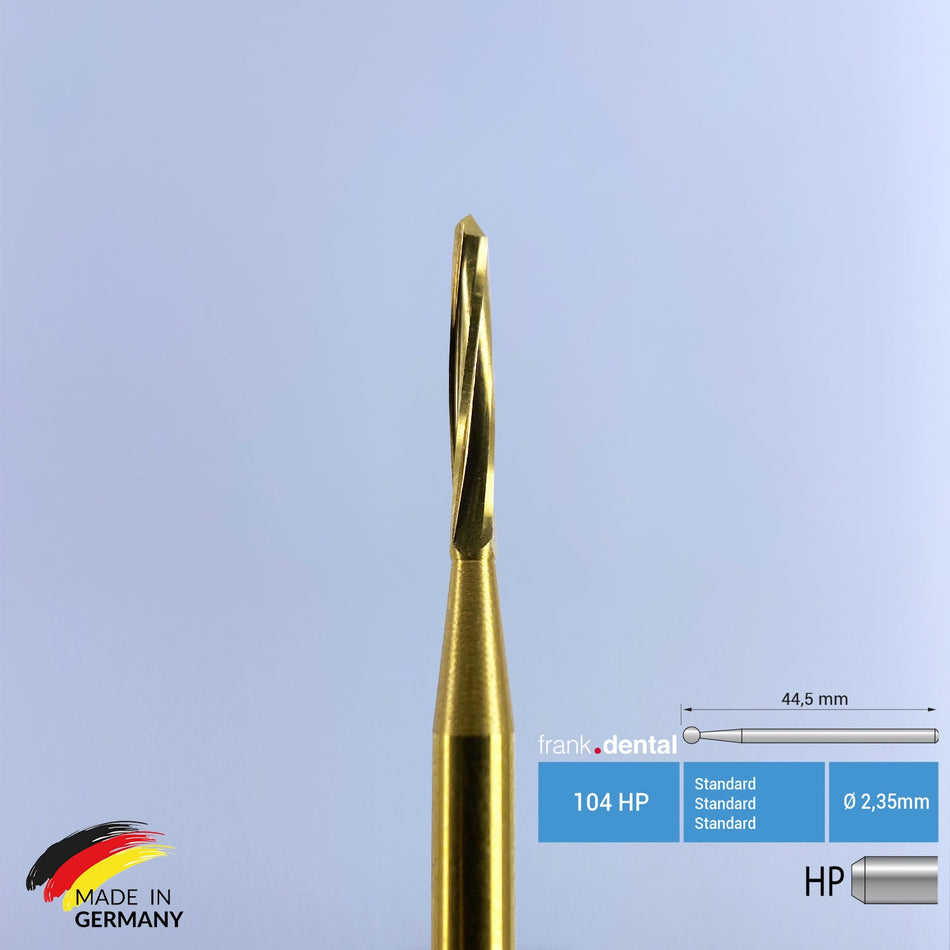 Titanium Coated Carbide Lindemann Bone Cutter -161 HP