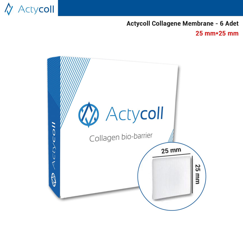 Dental Collagene Membrane - 25*25 mm - 6 Pieces