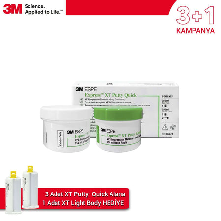 3M - 3+1 Offer Express XT Putty Quick - Dental Impression