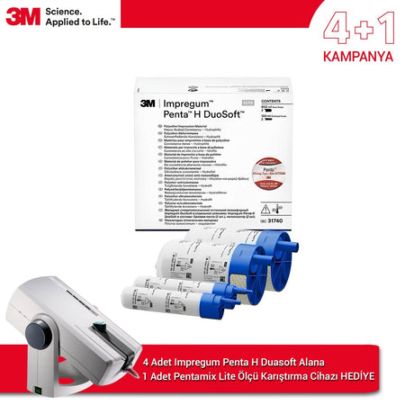 3M - 4+1 Offer Impregum Penta H DuoSoft Refil - Polyether Impression Material