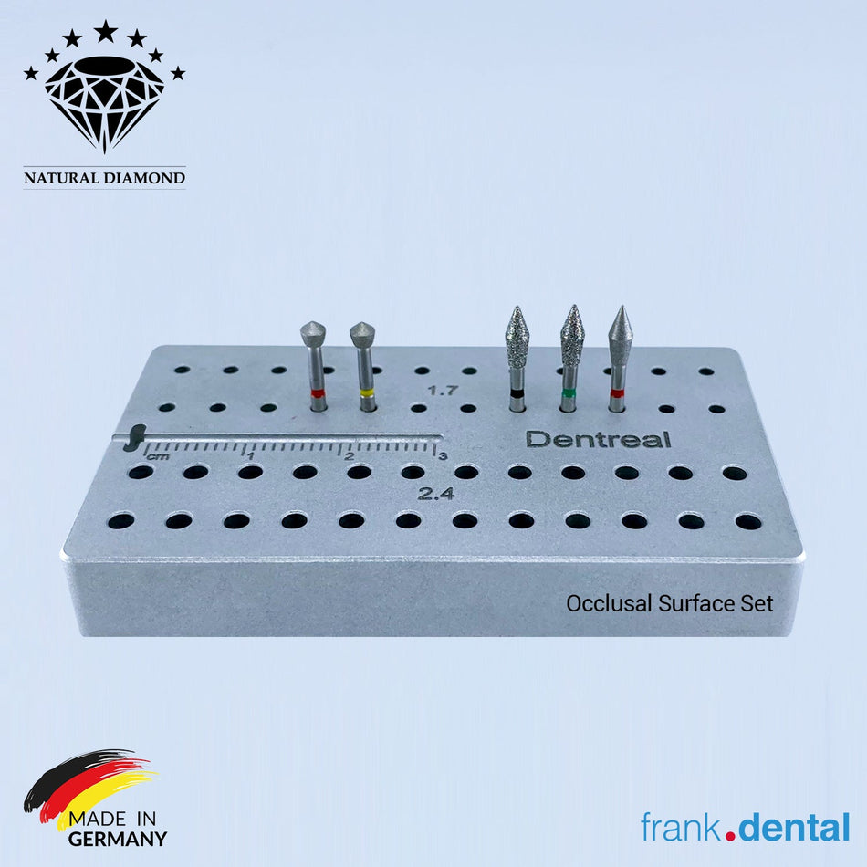 FD.4666 - Occlusal Surface Set - Dental Natural Diamond Burs set