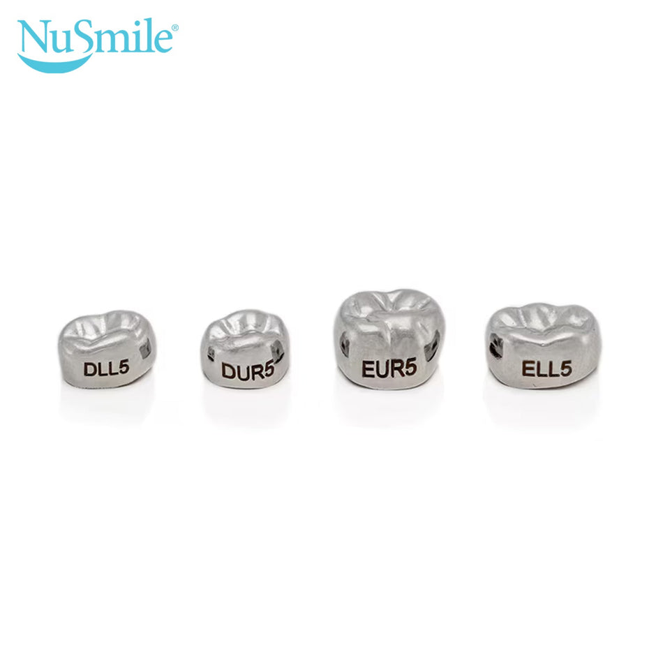 NuSmile Pre-Contoured Stainless Steel Crown Refill - 1st PM