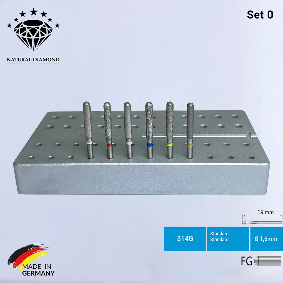 Intraoral Zircon Bur Kit of 6 - ZR0364