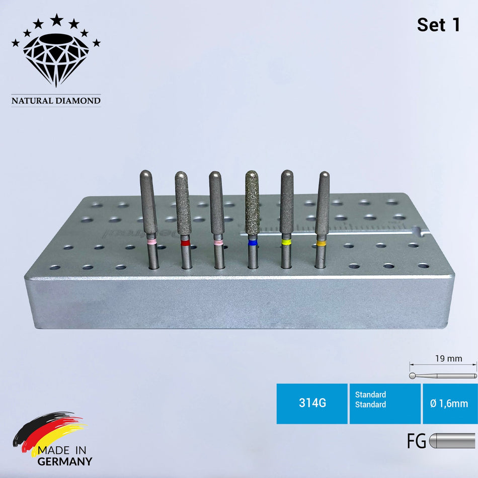 Intraoral Zircon Bur Kit of 6 - ZR1356