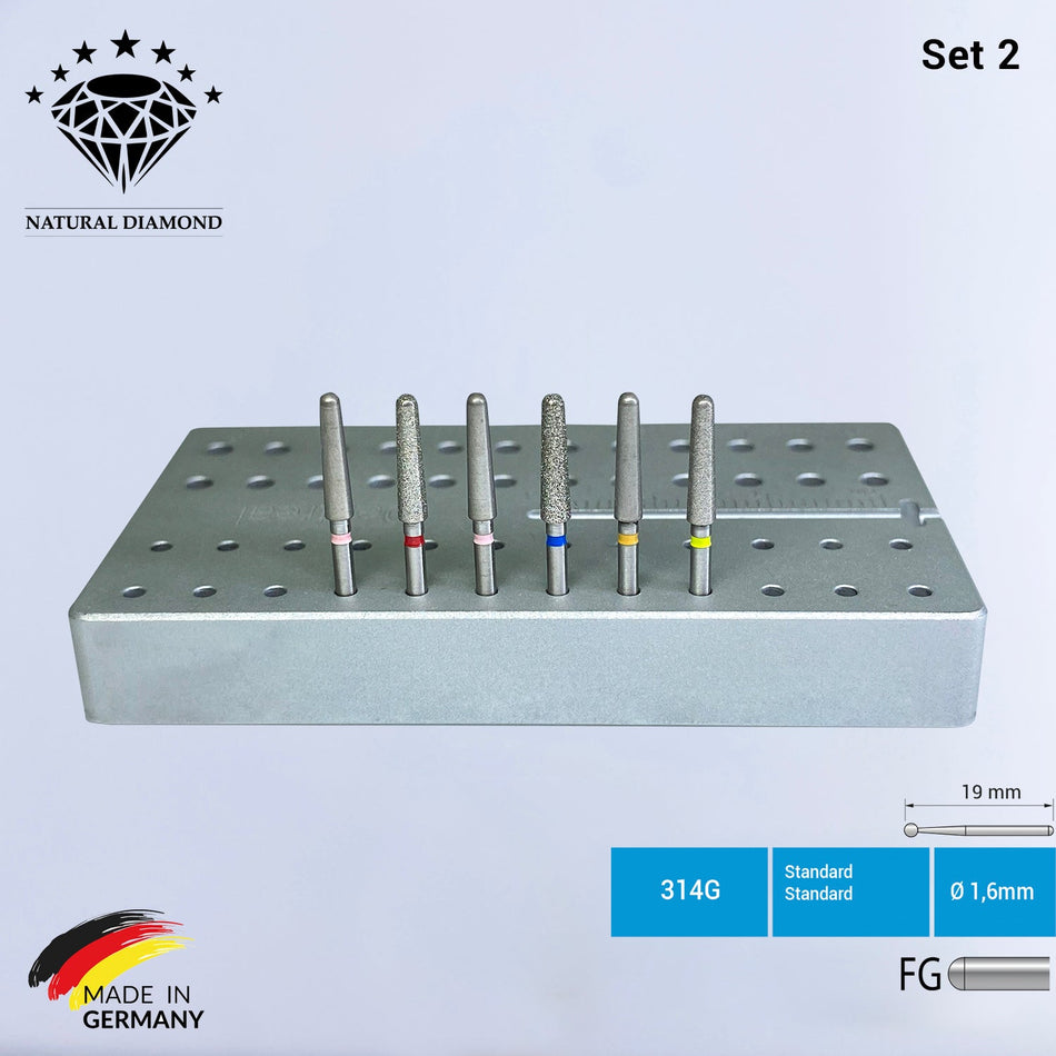 Intraoral Zircon Bur Kit of 6 - ZR2356