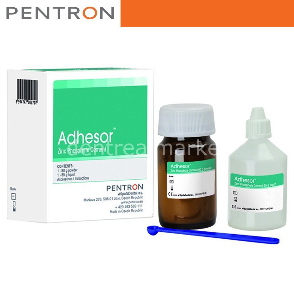 Pentron - Adhesor Zinc Oxid Cement Phosphate Cement - 100 Pcs