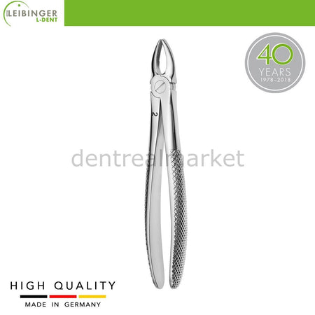 Leibinger - Adult Extracting Forceps 2 - Forceps for Upper Premolar Forceps