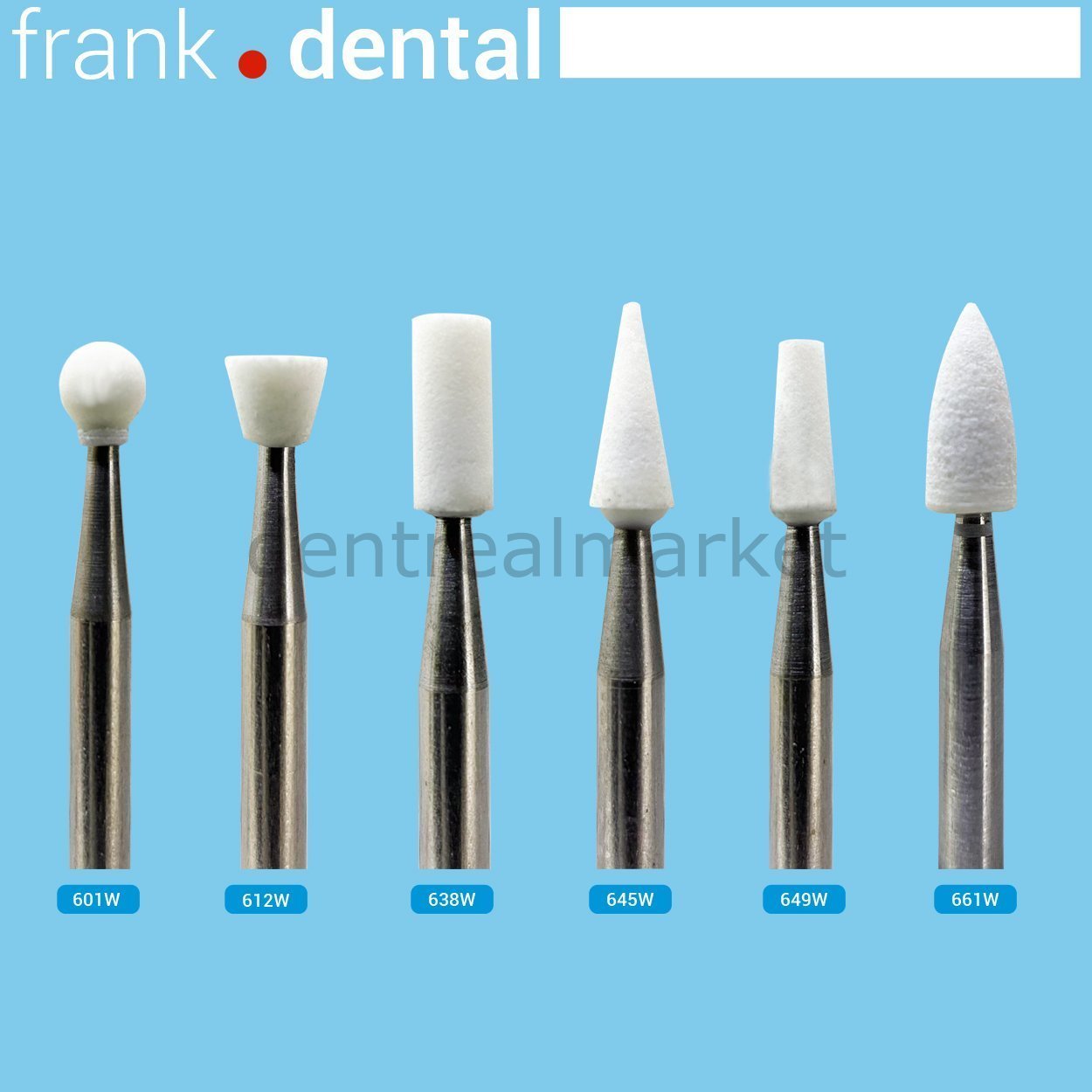 Frank Dental - Arkansas Stone Set - Composite Porcelain and Metal