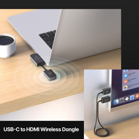 Minix - C1 USB - C to HDMI Wireless Display Dongle - Wireless HDMI Transmitter