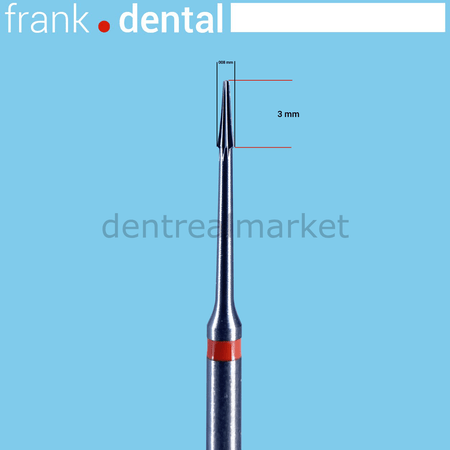 Frank Dental - C132 Trimming & Finishing Carbide Bur - 2 Pcs