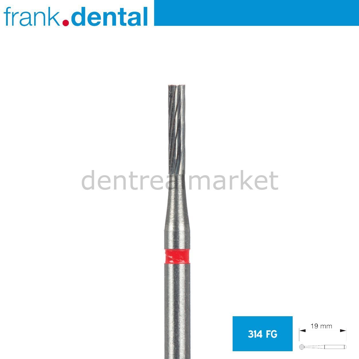 Frank Dental - C.275 Carbide Finishing Burs - 2 pcs