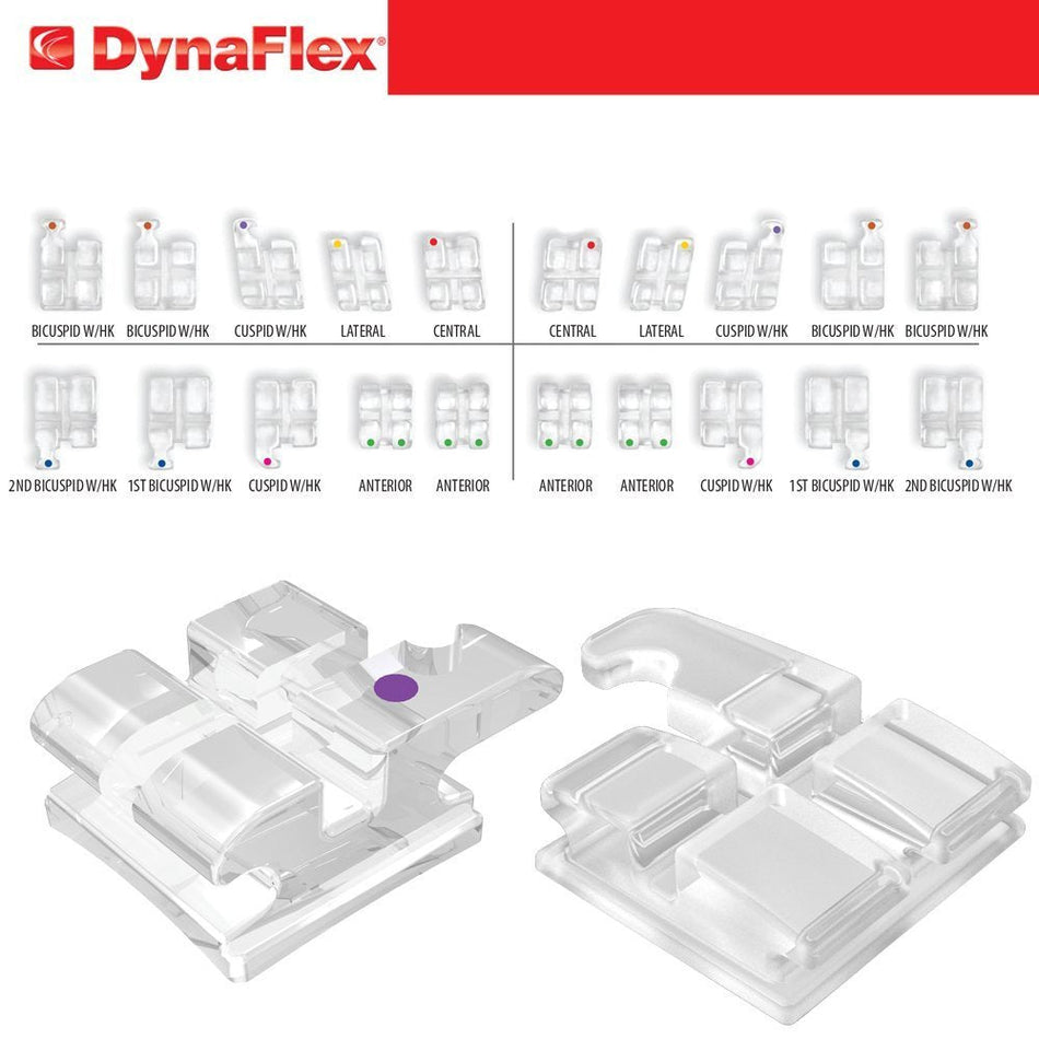 Dynaflex - ClearViz+ Transparent Bracket + Tubes