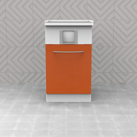 Grup Dental - Clinical Cabinet - Module - Laminate Countertop With Waste Bin GL17