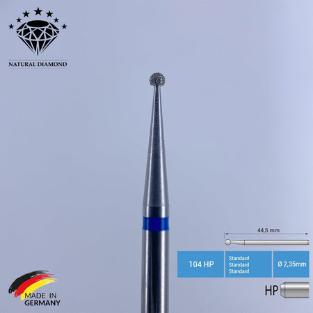 Frank Dental - Dental Natural Diamond Surgery Bur - 801 - For Handpiece - 5 Pcs