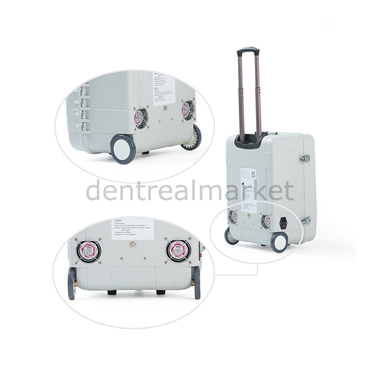 Huaer - Dental Portable Unit - Mobile Dental Unit - 6 Outputs - DP15 - 220 Volt