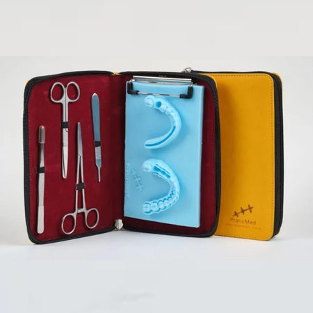 Praticmed - Dentistry Suture, Flap Closure Silicoe Set - Bag Type Blue