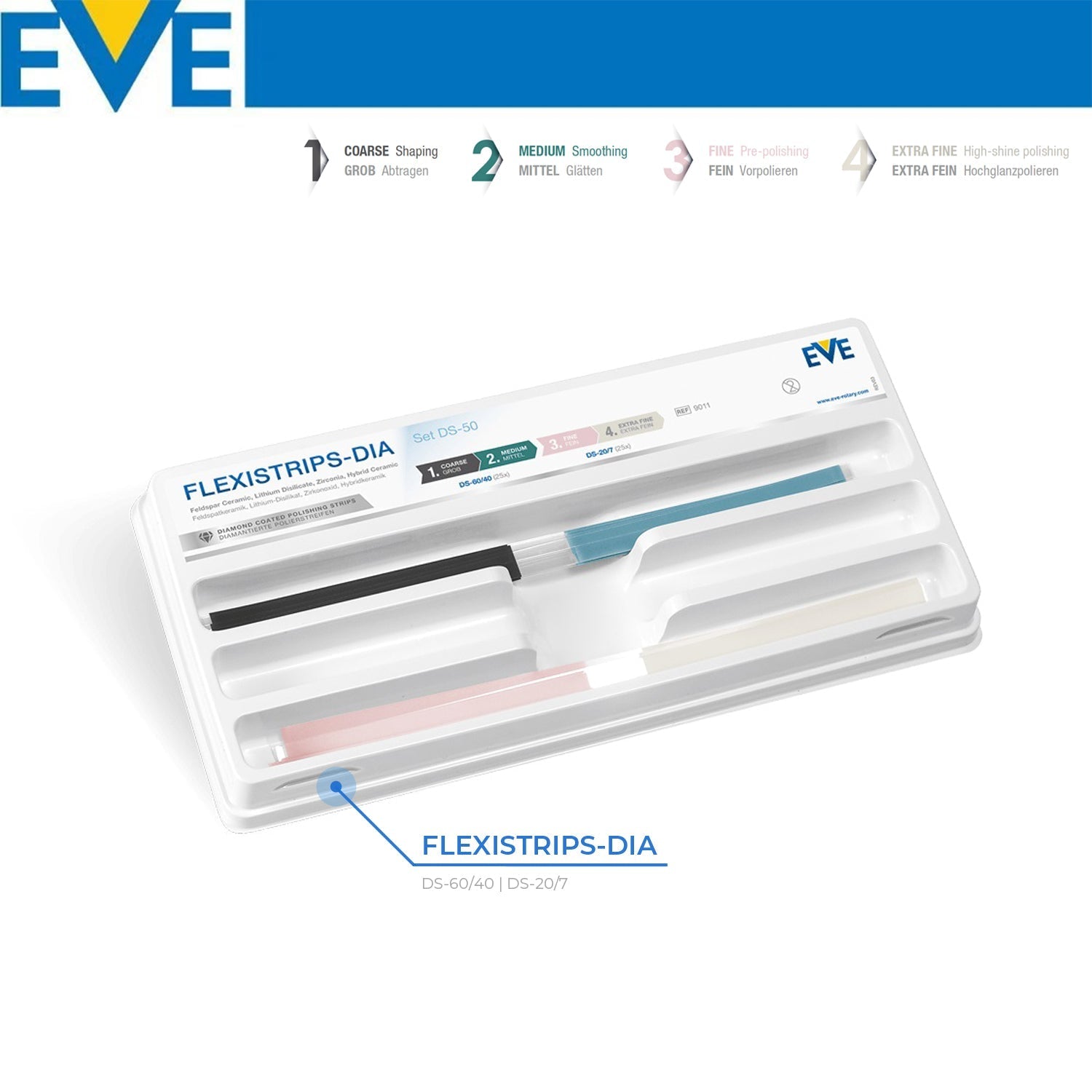 Eve Technik - Flexi - Dia Combi Composite Finishing Polishing and Sanding Kit