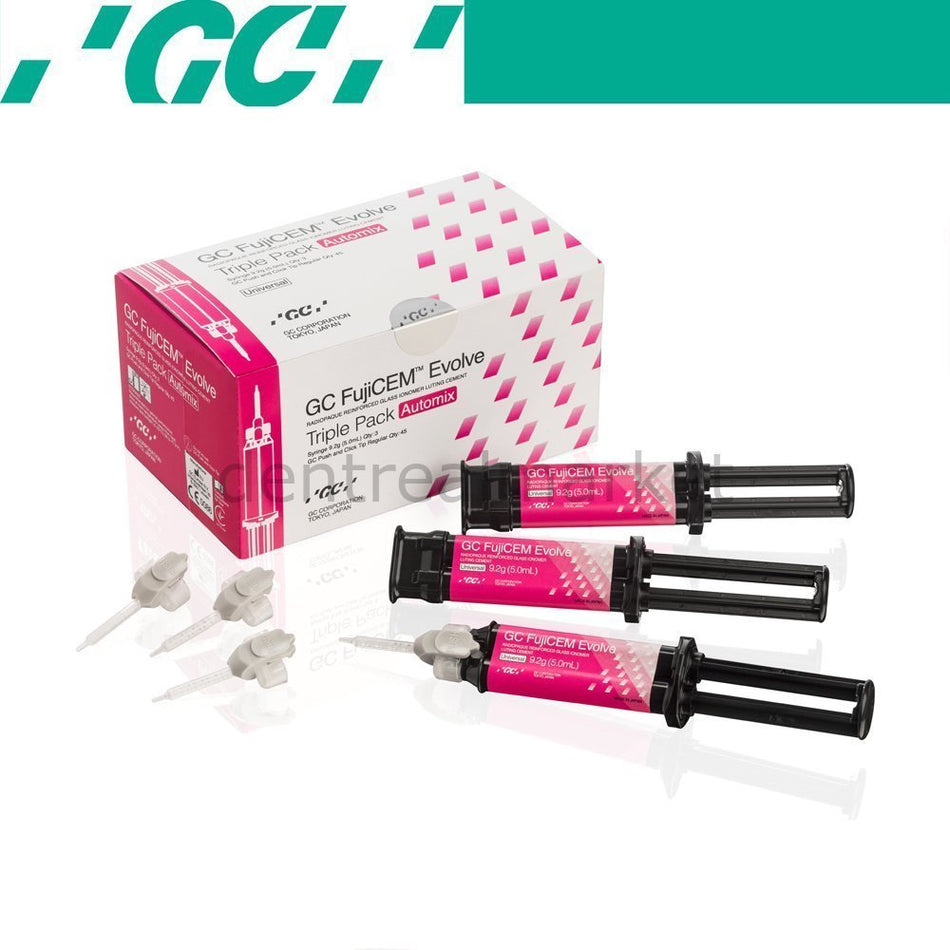 Gc Dental - Fujicem Evolve Automix Triple Pack - Resin Modified Glass Ionomer Cement