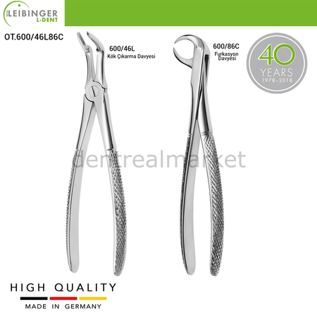 Leibinger - Furcation Forceps & Root Extraction Forceps