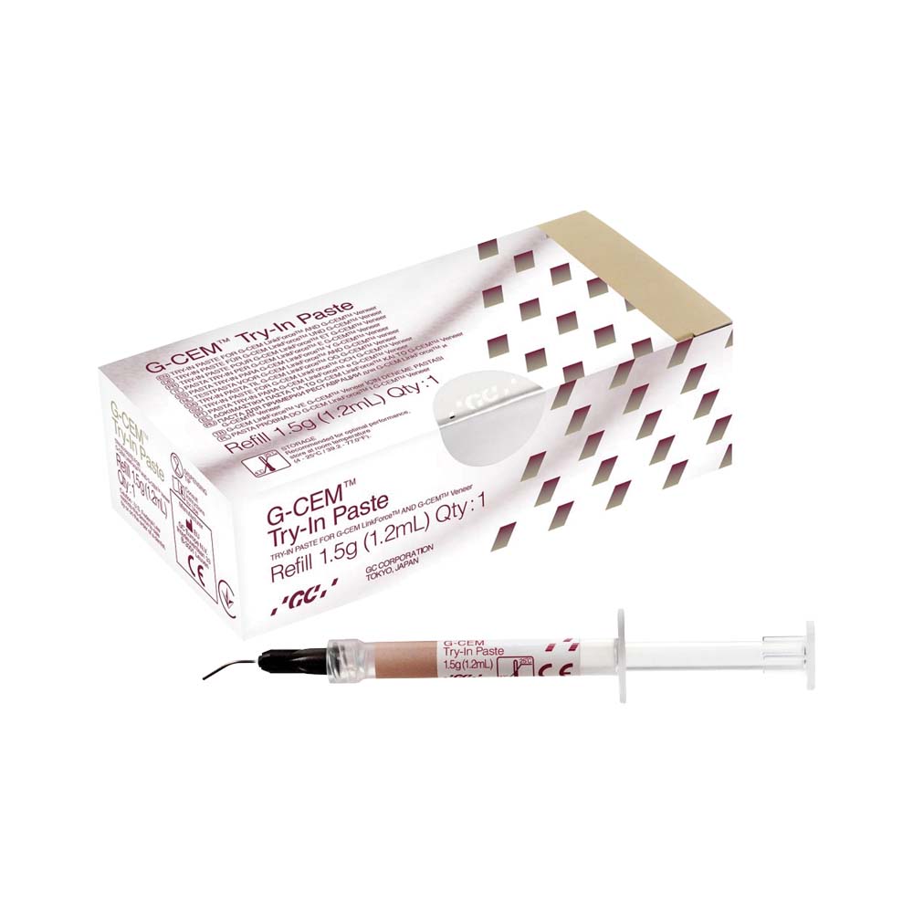 Gc Dental - G - Cem Veneer TRY - in Paste Refil - Try İn Paste For G - CEM Linkforce and G - CEM Veneer