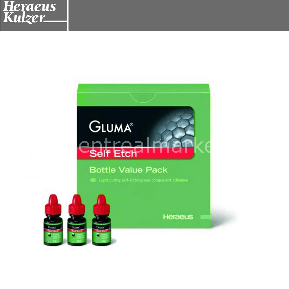 Heraeus Kulzer - Gluma Self Etch Adhesive Bottle Value Pack - 3x4ml