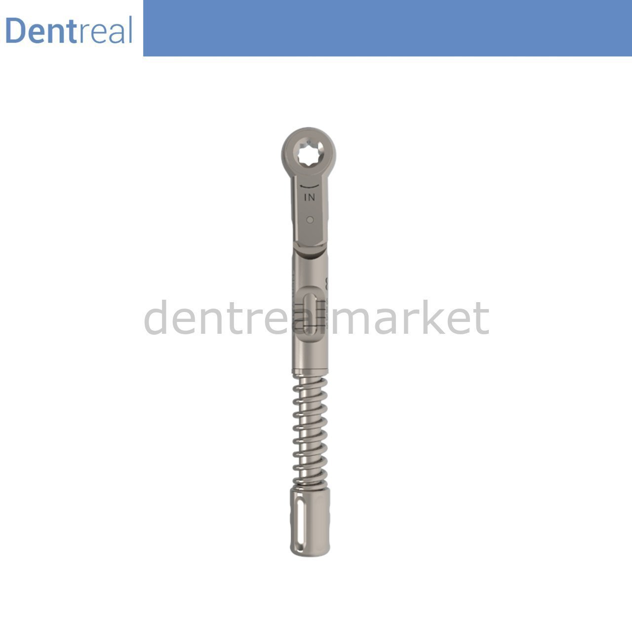 Dentreal - Implant Torque Wrench Ratchet Square - 6.35mm - 10 - 45 Ncm