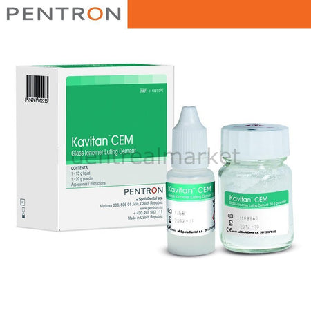 Pentron - Kavitan Cem Glass - Ionomer Luting Cement Kit - 100 pcs