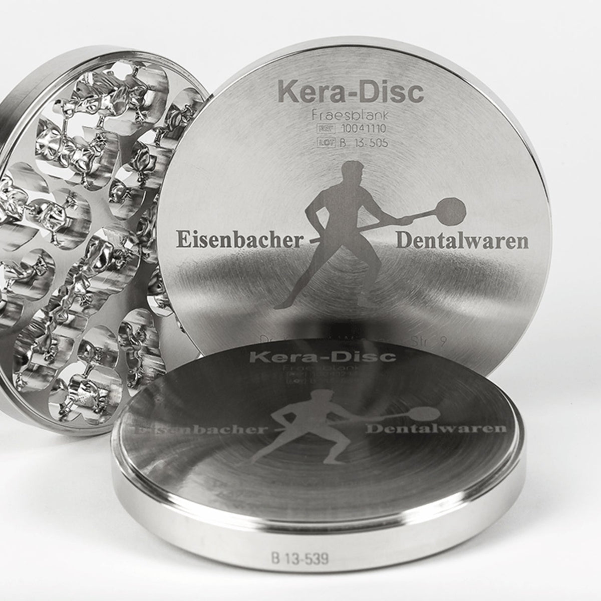 Eisenbacher - Kera - TI5 Titatnium Disc - Biocompatible Titanium - Milling Alloy - 98*14 mm