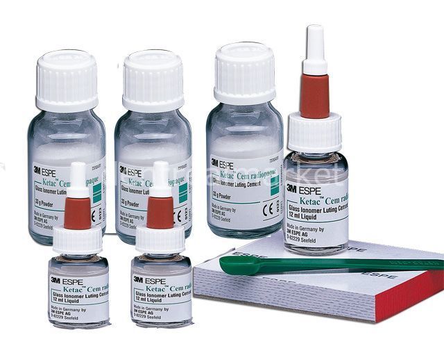 3M - Ketac Cem Radiopaque Glass Ionomer Luting Cement Triple Kit