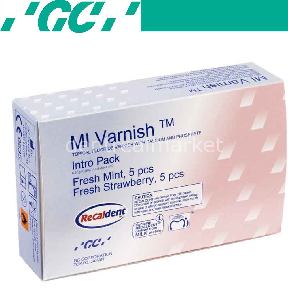 Gc Dental - Mi Varnish Flor Varnish - 10 Pcs