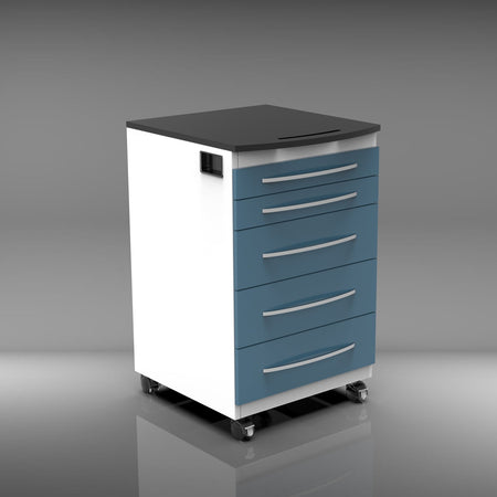 Grup Dental - Mobile Clinic Cabinet - Laminate Countertop MB03