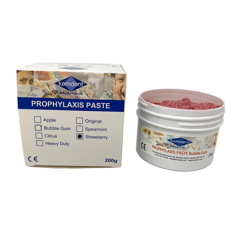 Kemdent - Oral Prophylaxis Polishing Material Strawberry 200 g