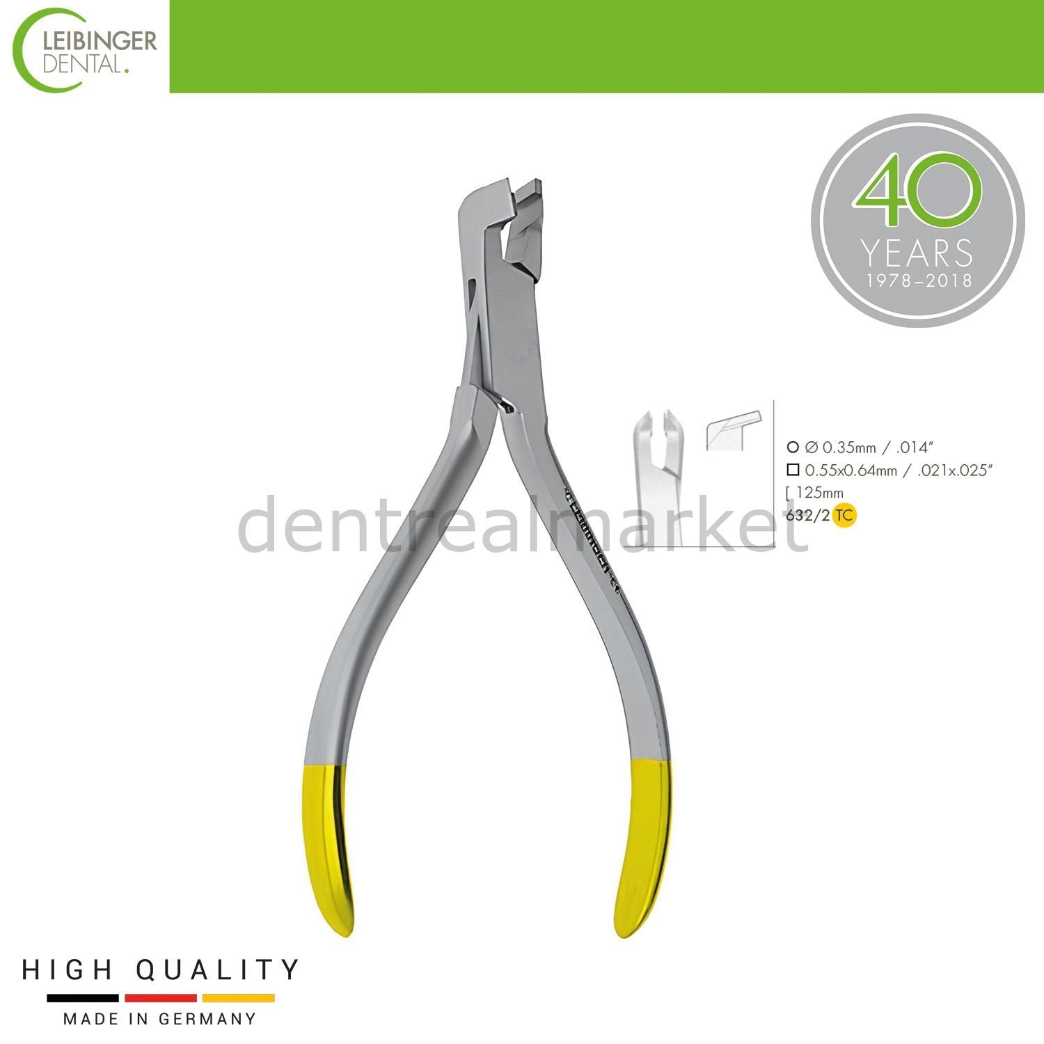 Leibinger - Orthodontic Forceps - Ligature Cutter TC - 125 mm