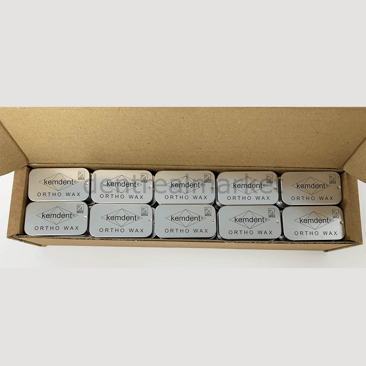 Kemdent - Orthodontic Wax - Braces Wax - Orthodontic Braces Wax - 10 Box