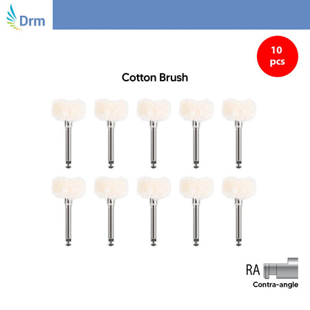 Drm - Porcelain and Composite Polishing Kit - 10 Pieces - Contra Angle