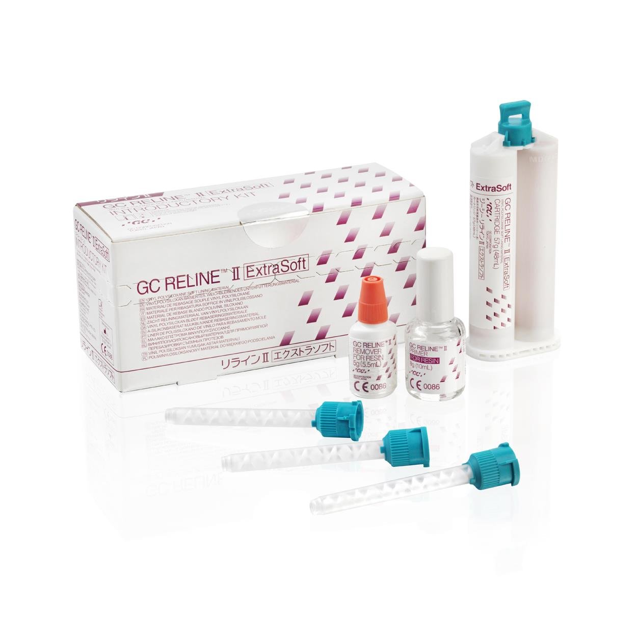 Gc Dental - Reline II Vinylpolysiloxane ExtraSoft Relining Material