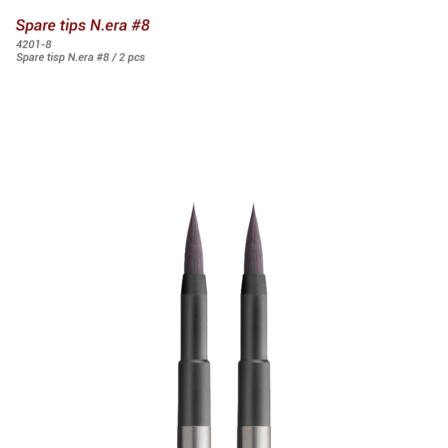 Smile Line - Replacement Tips - Spare Tips N.era #8 - 2 Pcs