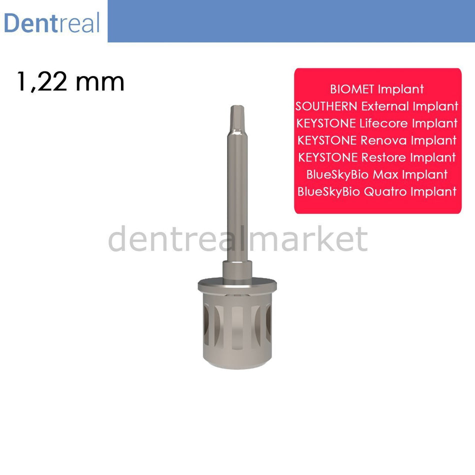 Dentreal - Screwdriver for Southern External Implant - 1,22mm Hex Driver