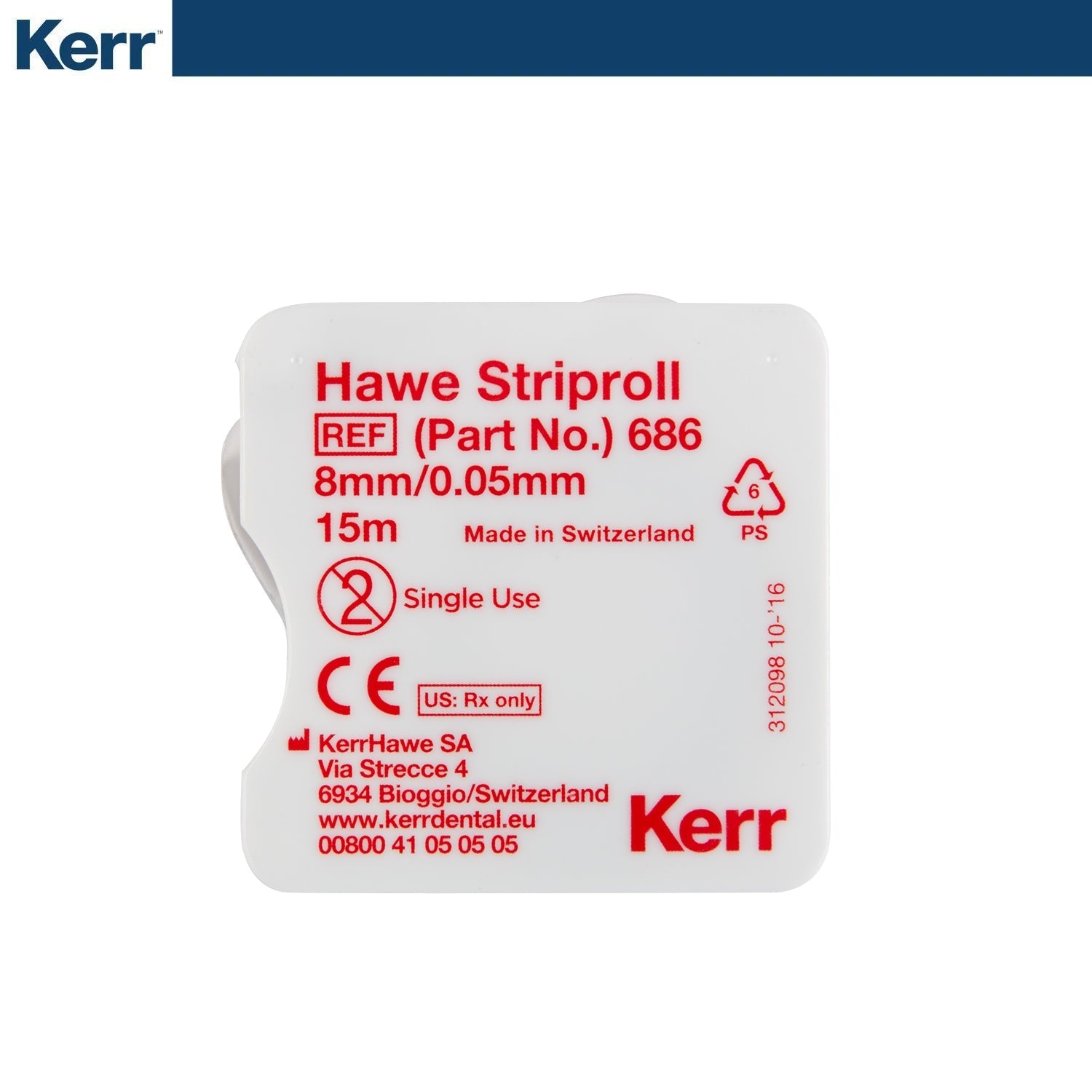 Kerr - Striproll Matrix Tape 15 Mt