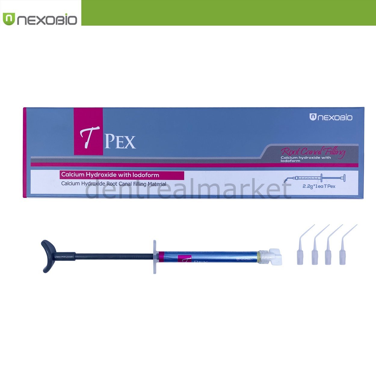 Nexobio - T - Pex Calcium Hydroxide Paste with Iodoform