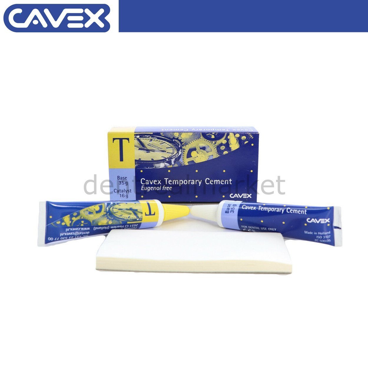 Cavex - Temporary Adhesive Cement Eugenol - Free