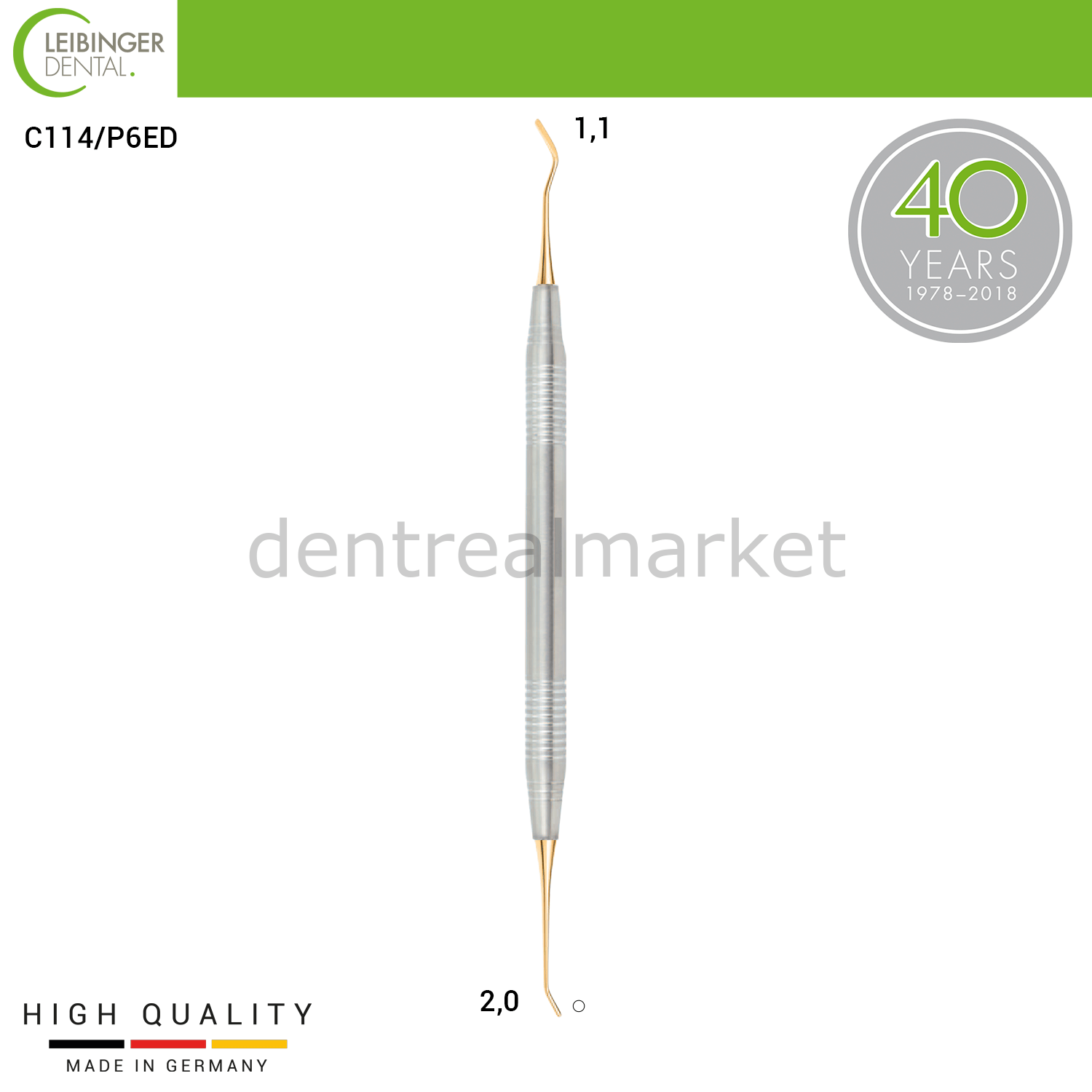 Leibinger - Titanium Coated Composite Restoration Tool