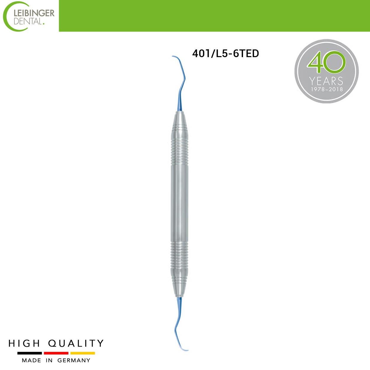 Leibinger - Titanium Curette L5 - 6T - ED - Implant Cleaning Curette