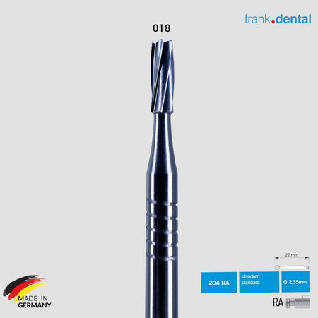 Frank Dental - Tungsten Carpide Bur - C.21RA - for Contra - Angle - 5 Piece