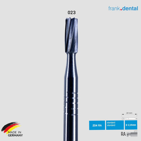 Frank Dental - Tungsten Carpide Bur - C.21RA - for Contra - Angle - 5 Piece