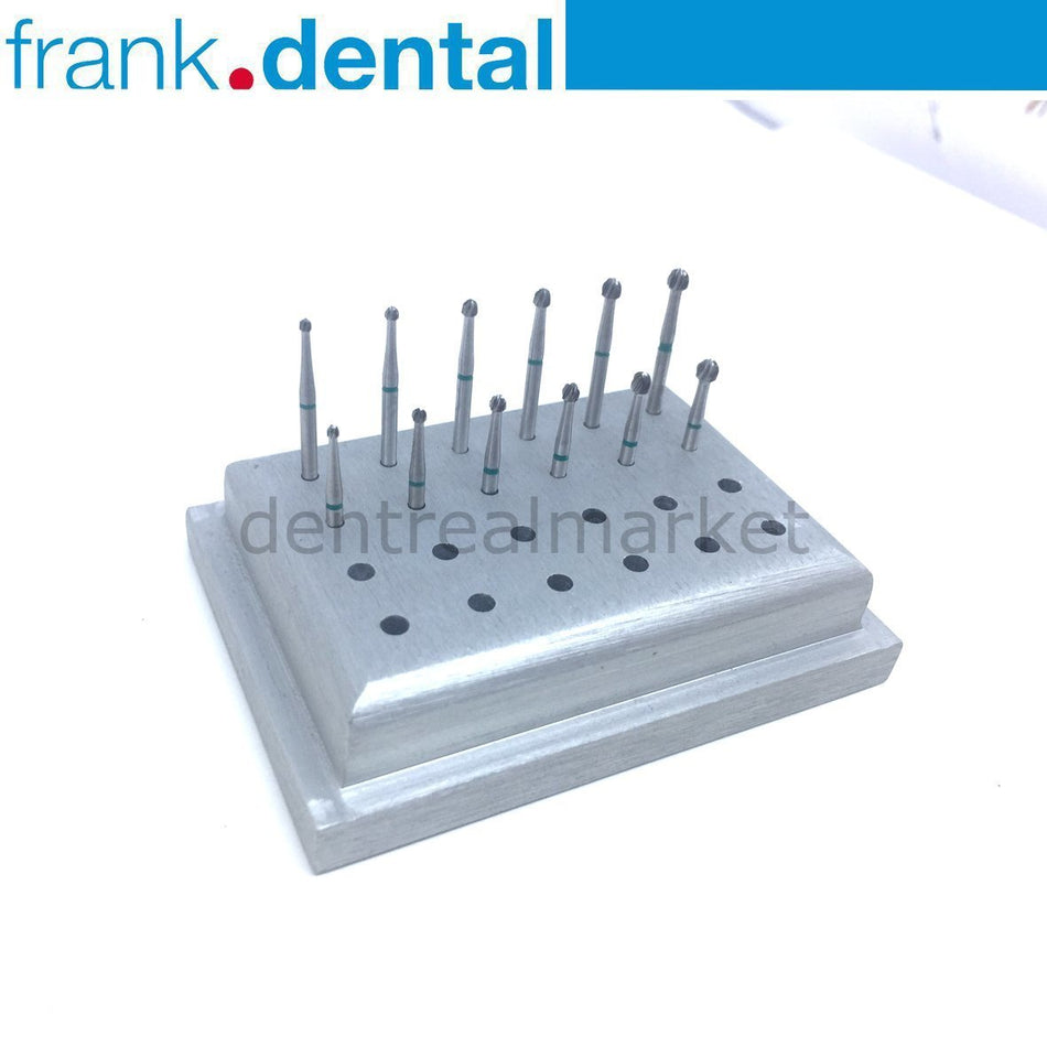 Frank Dental - Tungusten Carpide Rond Burs Kit for High Speed Handpiece