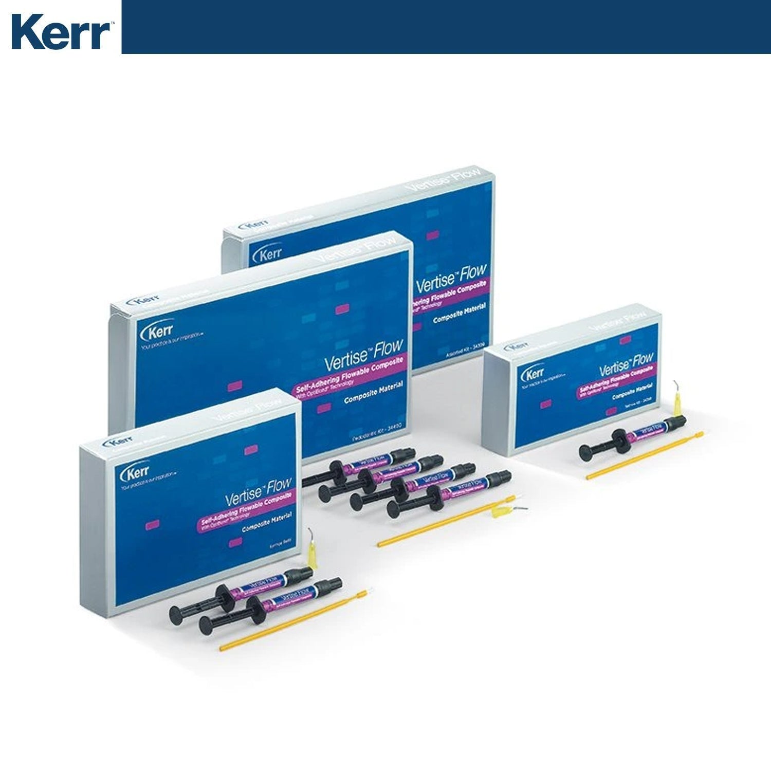 Kerr - Vertise Self - Adhesive Flow Composite Mini Kit - 2x2 gr