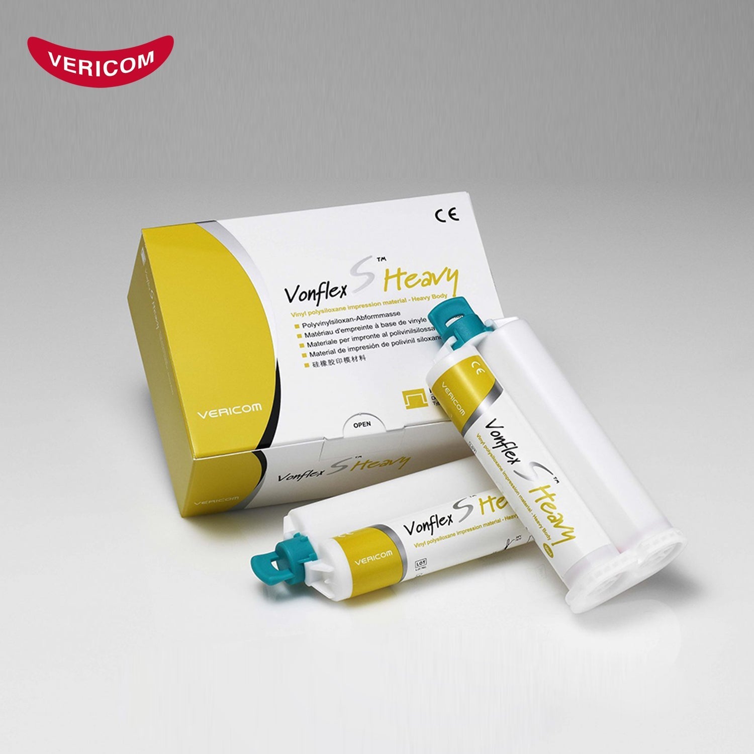 Vericom - Vonflex S Heavy - Impression Material with Fixation Feature 2*50ml