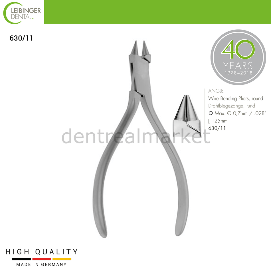 Leibinger - Wire Bending Pliers (Round) - Wire Bending Pliers (Round) - 125 mm